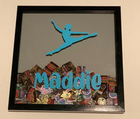 Shadow Box / Dance Pin Box / Sport Pin and Medal Box/ Travel Fund / Competition Pin Box/ Dance