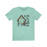 Oh Come Let Us Adore Him - Bella + Canvas Unisex Jersey Short Sleeve Tee