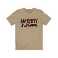 Merry Christmas T-shirt/ Bella + Canvas Unisex Short Sleeve Tee