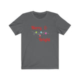 Merry and Bright Tee - Bella + Canvas Unisex Jersey Short Sleeve Tee