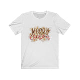 Cheetah Merry Christmas - Unisex Jersey Short Sleeve Tee