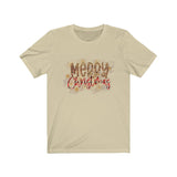 Cheetah Merry Christmas - Unisex Jersey Short Sleeve Tee