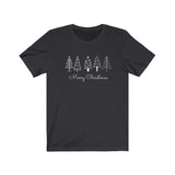 Merry Christmas - Trees - Unisex Jersey Short Sleeve Tee