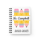 Personalized Teacher Notebook / Christmas Gift for Teacher / Notebooks for Teacher