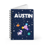 Personalized Kids Notebooks/ Personalized Notebooks/Dinosaur Notebook/ Space Notebook/Mermaid Notebook